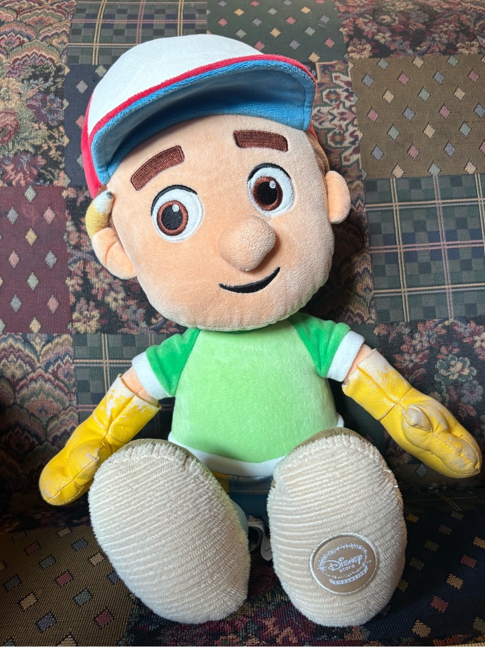 Disney Store Exclusive Handy Manny 16” Plush Stuffed Toy Tool Belt Disney Junior